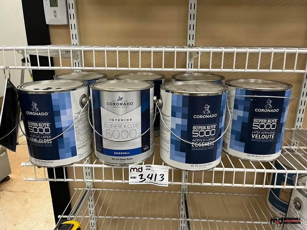 Assorted Coronado Super Kote 5000 Paint
UNRESERVED