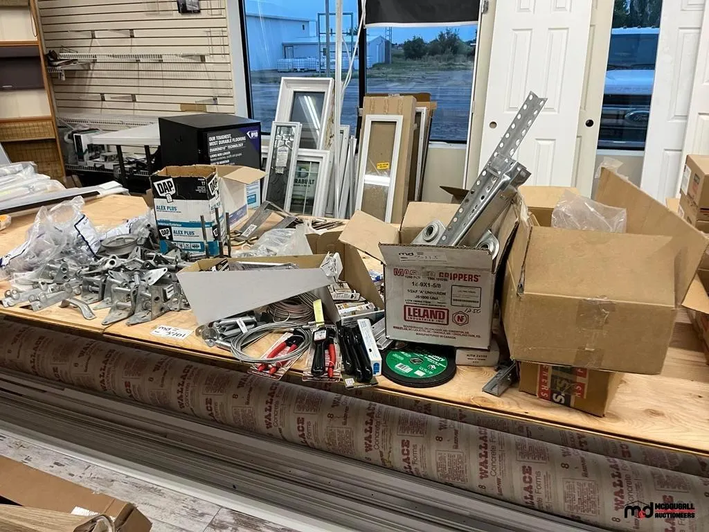 Assorted Construction Hardware and Supplies
UNRESERVED