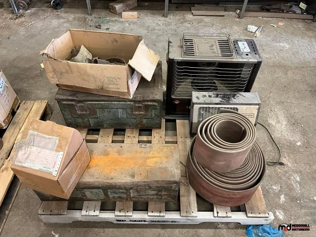 Assorted Heaters, Belting & Industrial Parts
UNRESERVED