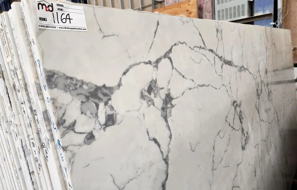 White and Grey Veined Quartz Slab
UNRESERVED