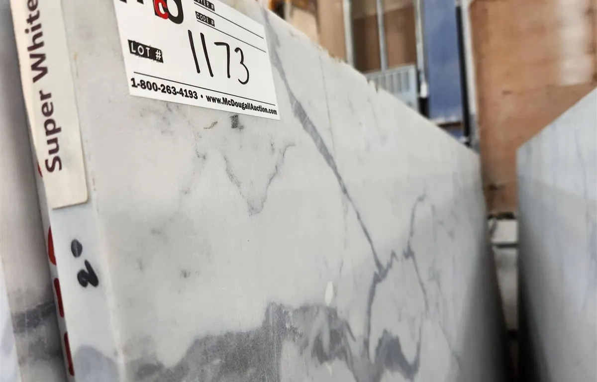 White and Grey Veined Quartz Slab
UNRESERVED
