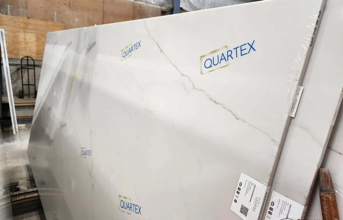 (3) Quartex Statuario Oro Quartz Slabs
UNRESERVED