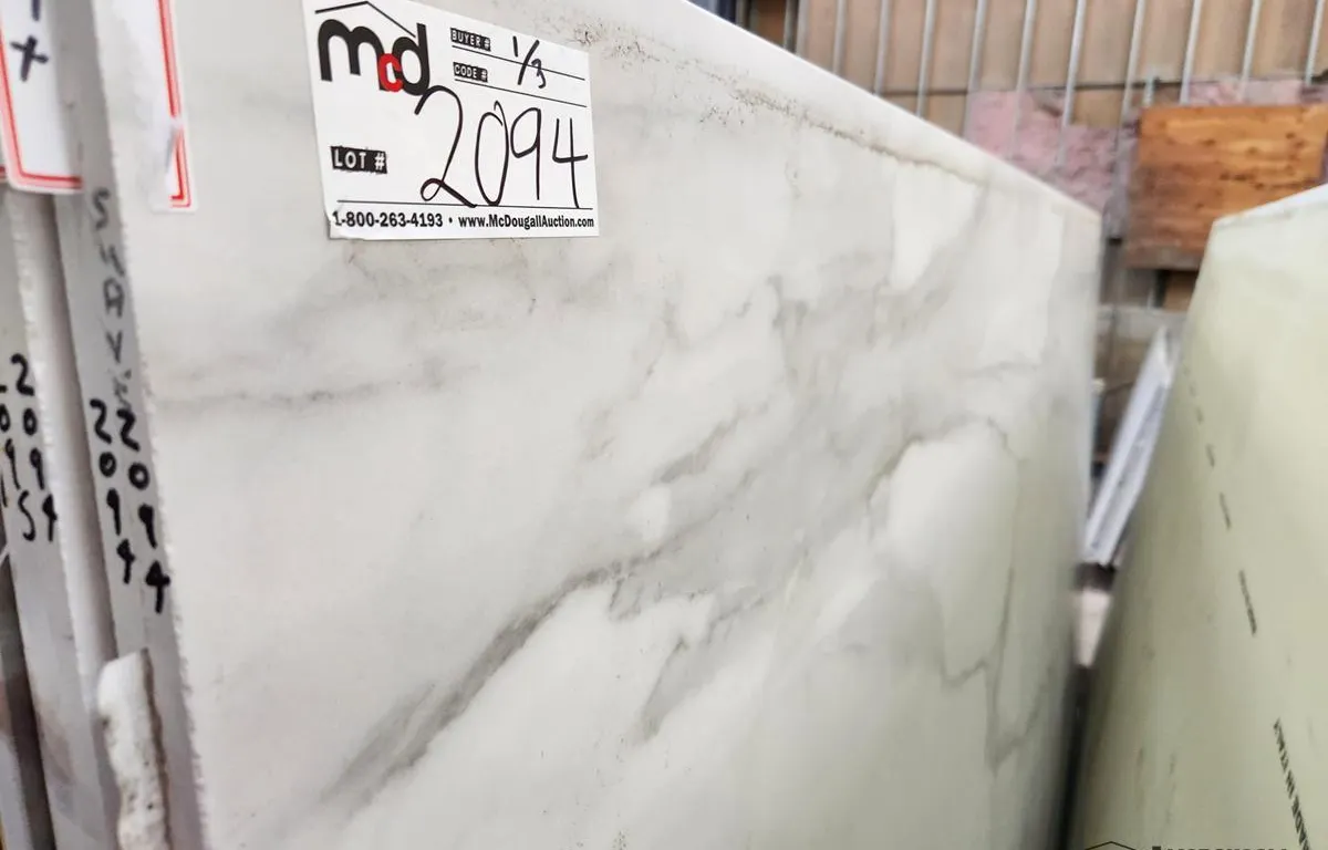 (3) White and Grey Porcelain Slabs
UNRESERVED