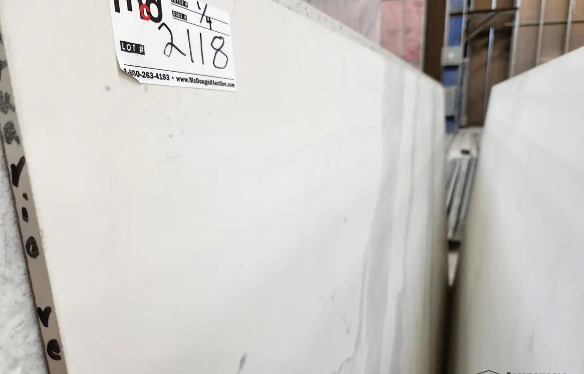 (4) Statuario Venato Porcelain Slabs
UNRESERVED