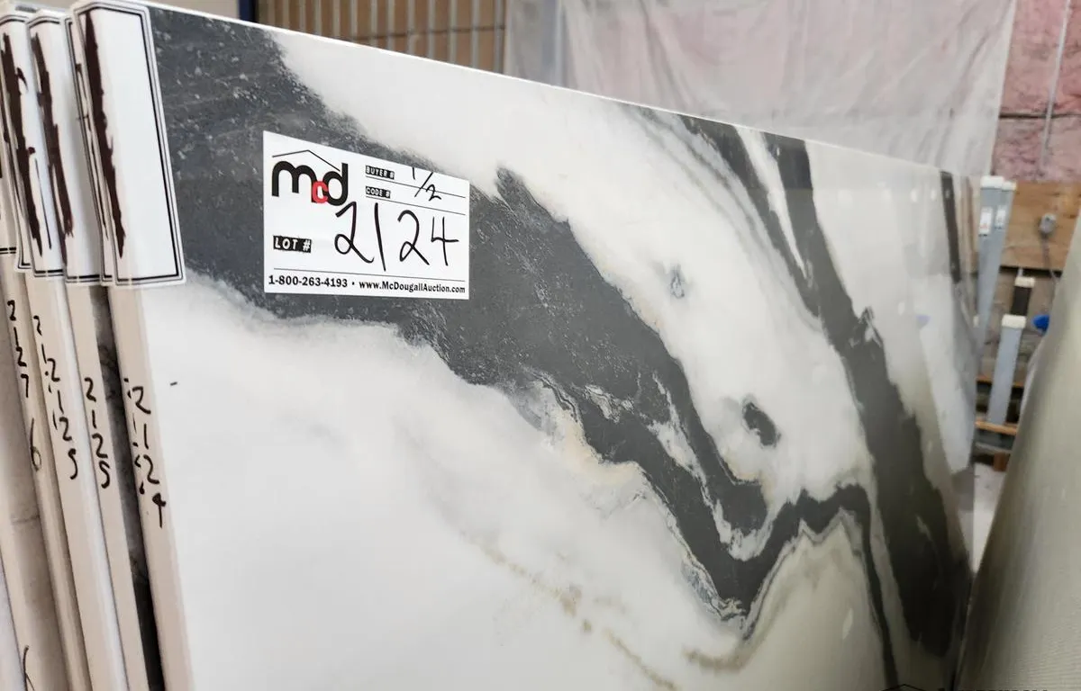 (2) White and Black Porcelain Slabs
UNRESERVED