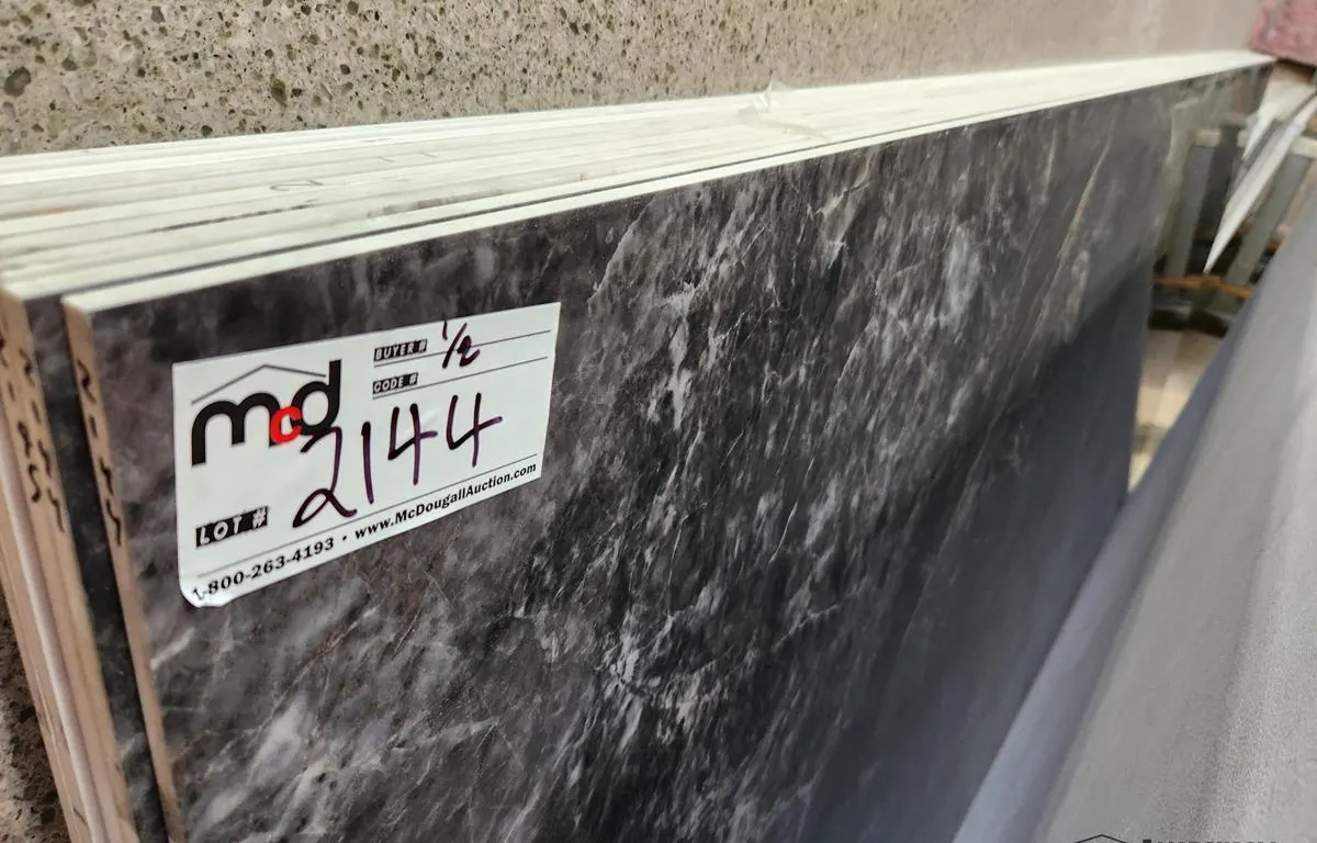 (2) Black and White Porcelain Slabs
UNRESERVED