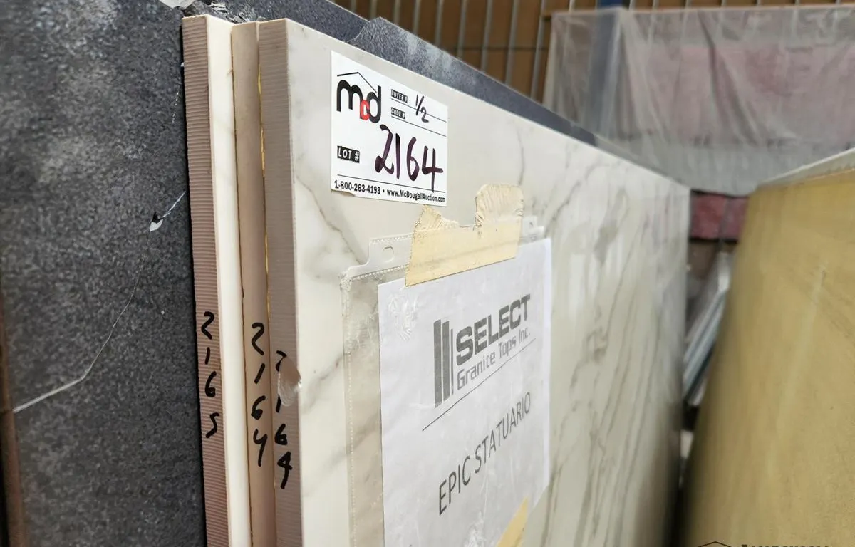 (2) Statuario Epic Porcelain Slabs
UNRESERVED