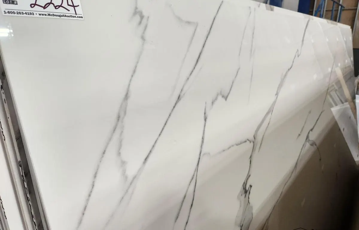 (3) White and Grey Porcelain Slabs
UNRESERVED