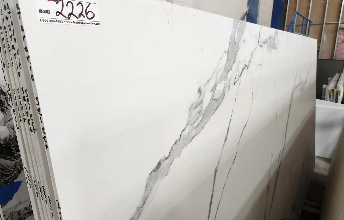 (3) White and Grey Porcelain Slabs
UNRESERVED