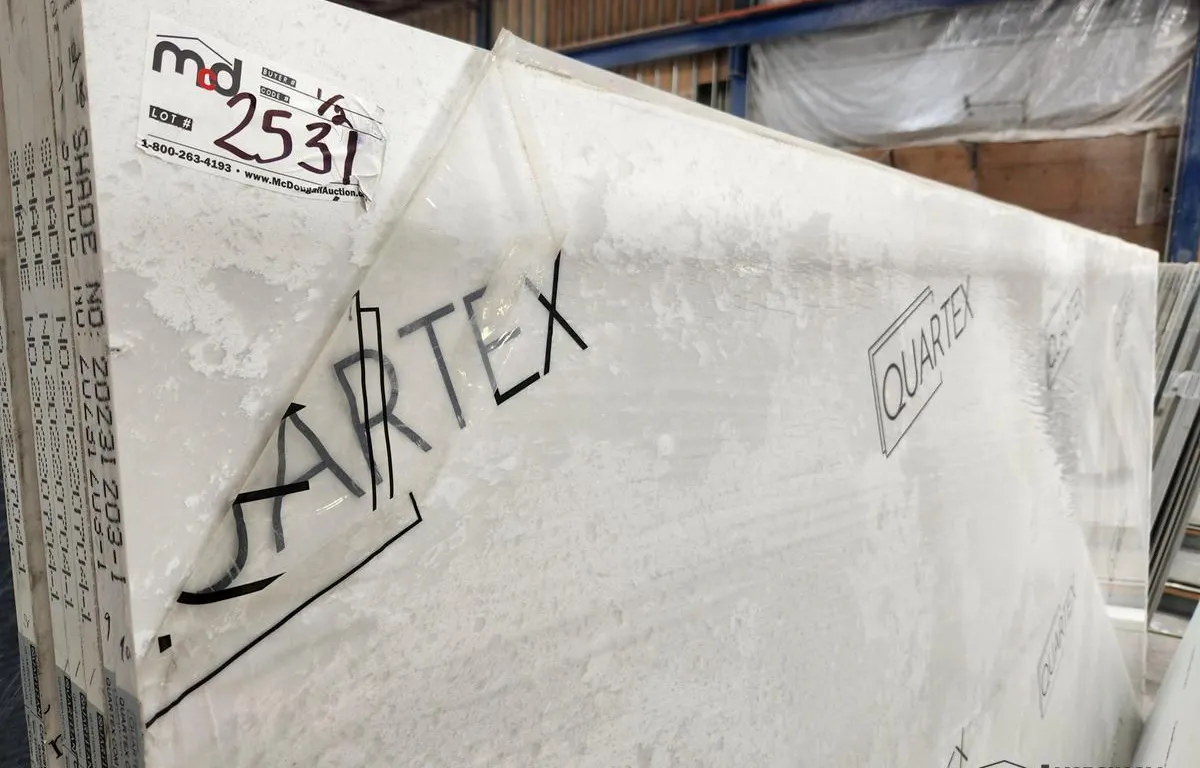 (2) Quartizan Calacatta Emporia Quartz Slabs
UNRESERVED