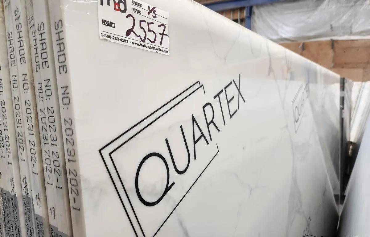 (5) Quartex Milano Grey Quartz Slabs
UNRESERVED