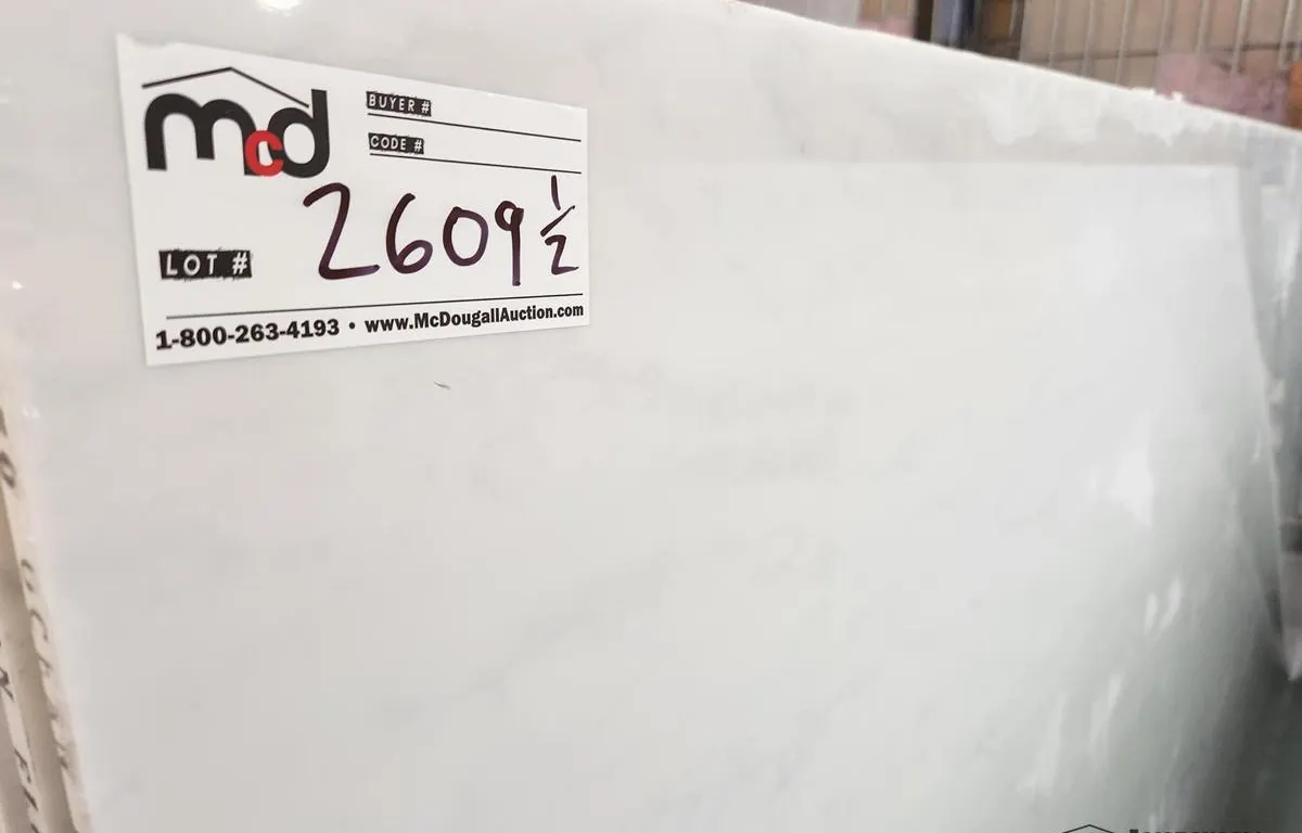 (2) White and Grey Quartz Slabs
UNRESERVED