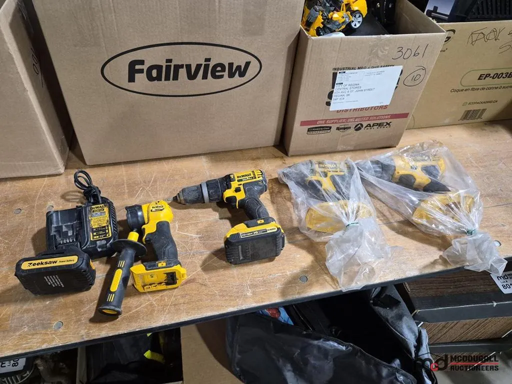 Box of DeWalt Drill, Impact and Flashlight
UNRESERVED