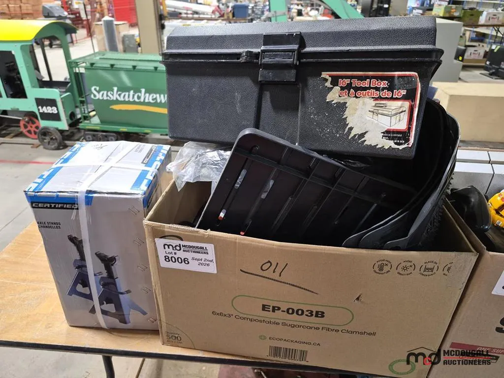 Jack Stand, Car Seat and Cable
UNRESERVED