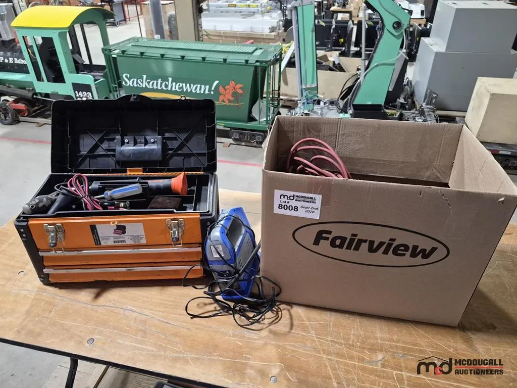 Toolbox, Booster Cable and Power Cord
UNRESERVED
