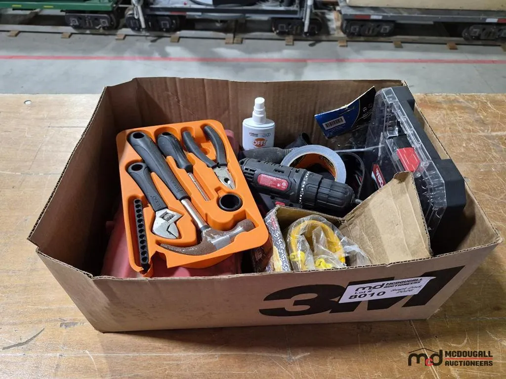 Box of Tools, Drill and More
UNRESERVED