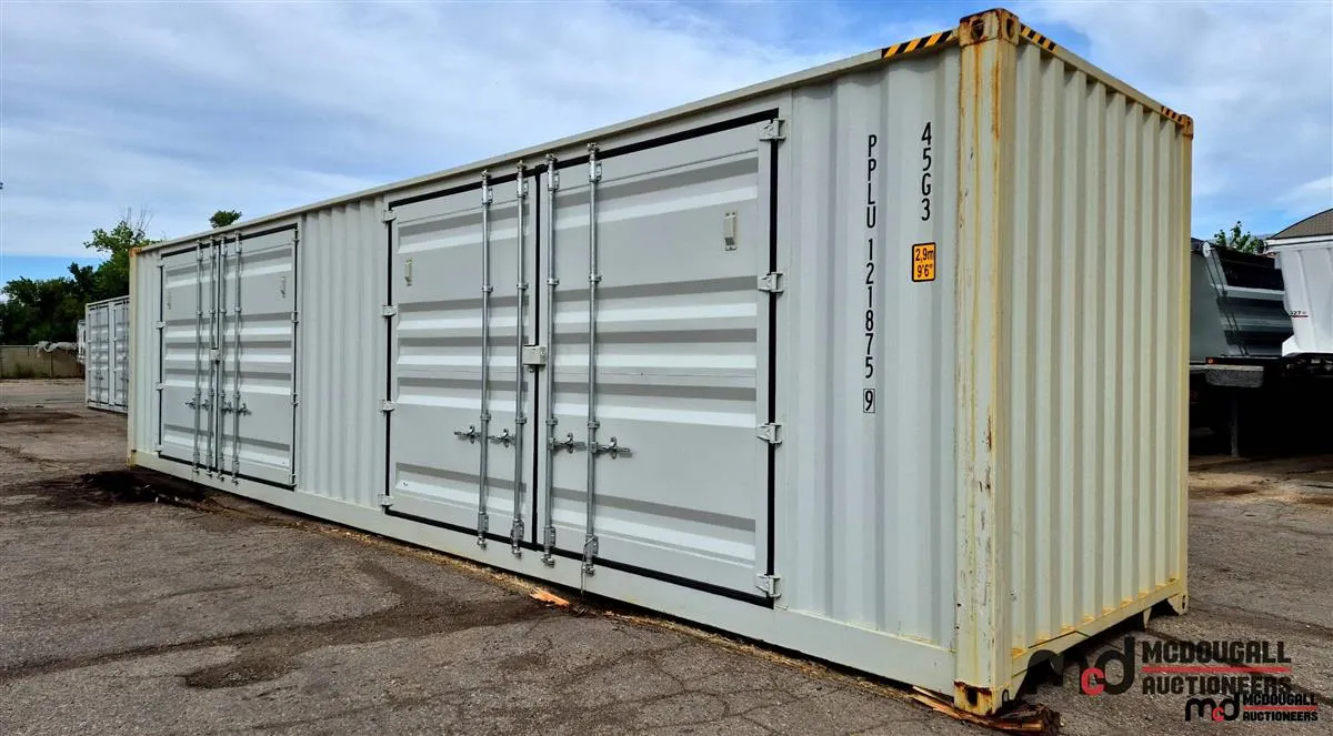 2026 40' High Cube Side-Access Shipping Container
UNRESERVED