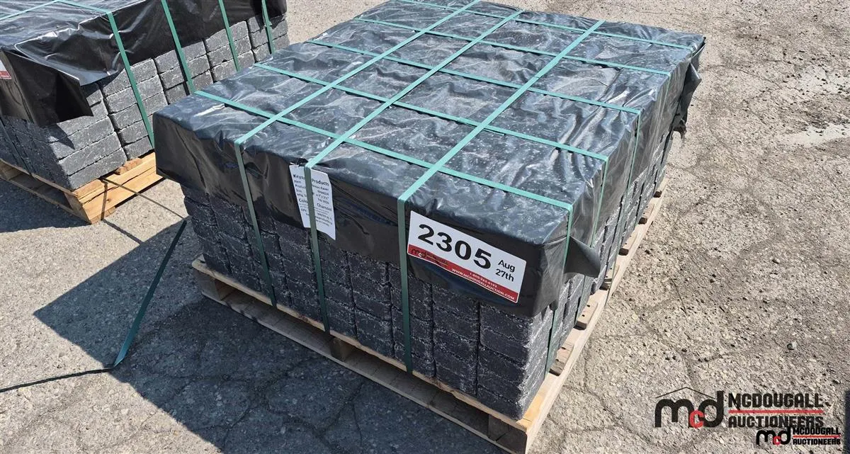 Pallet of Keystone Roman Charcoal Pavers
UNRESERVED