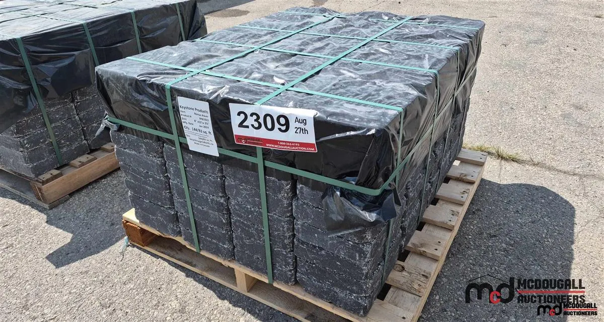 Pallet of Keystone Roman Charcoal Pavers
UNRESERVED
