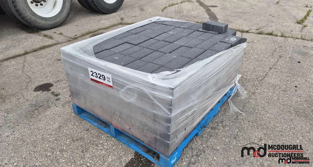 Pallet of Keystone Dark Gray Holland Pavers
UNRESERVED