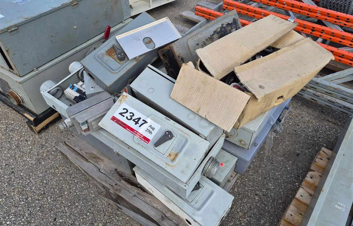 Assorted Electrical Enclosures and Disconnects
UNRESERVED