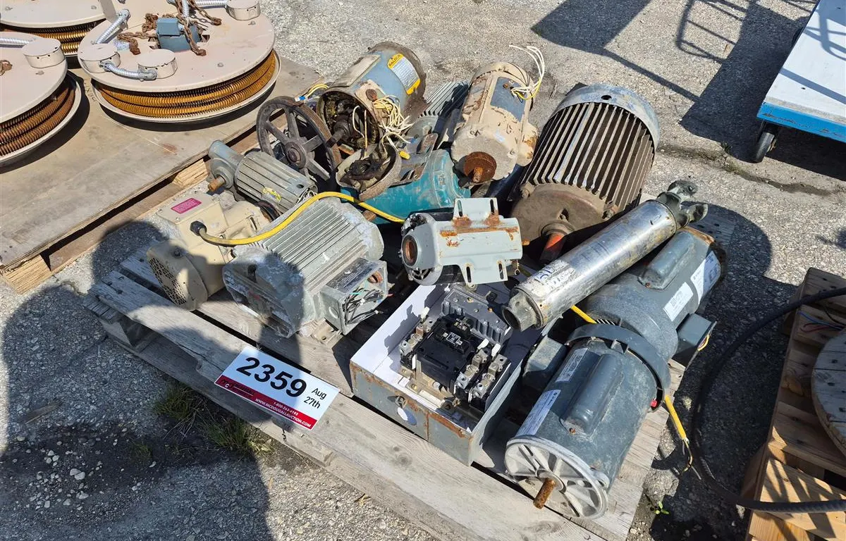 Assorted Electric Motors & Pumps
UNRESERVED
