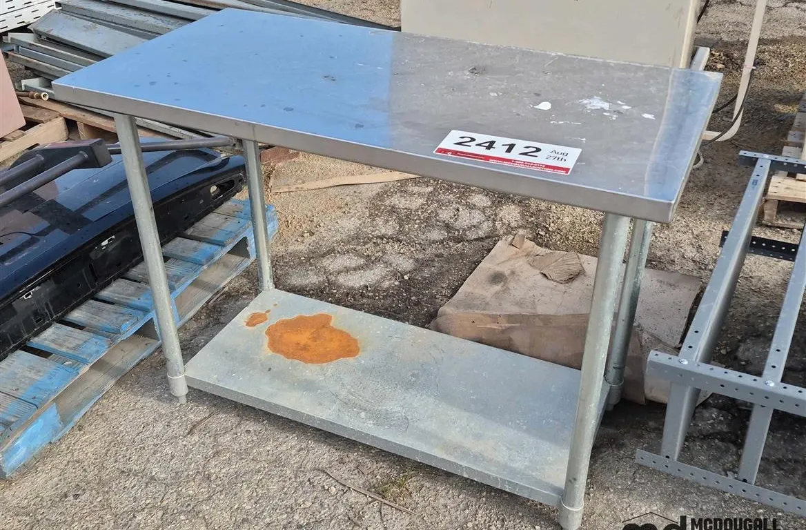 Stainless Steel Work Table w/ Lower Shelf
UNRESERVED