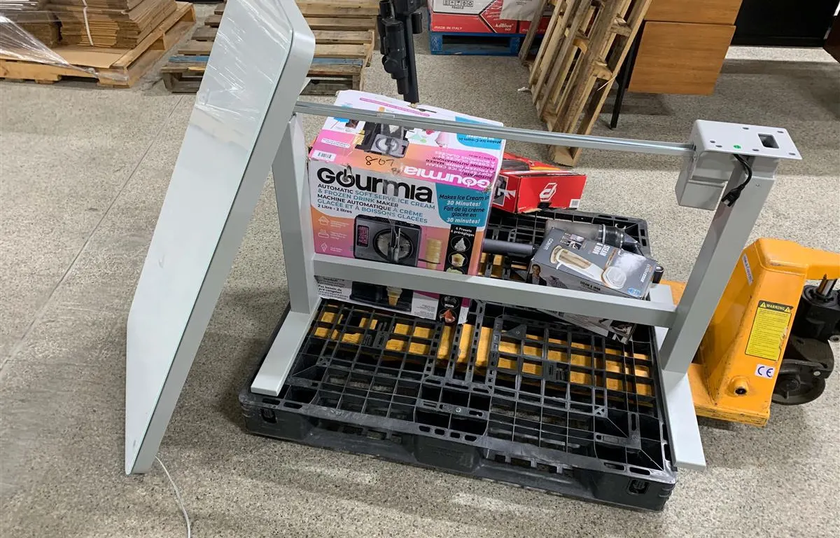 Height Adjustable Desk, Soft Ice Cream Maker, Vacuum and More
UNRESERVED