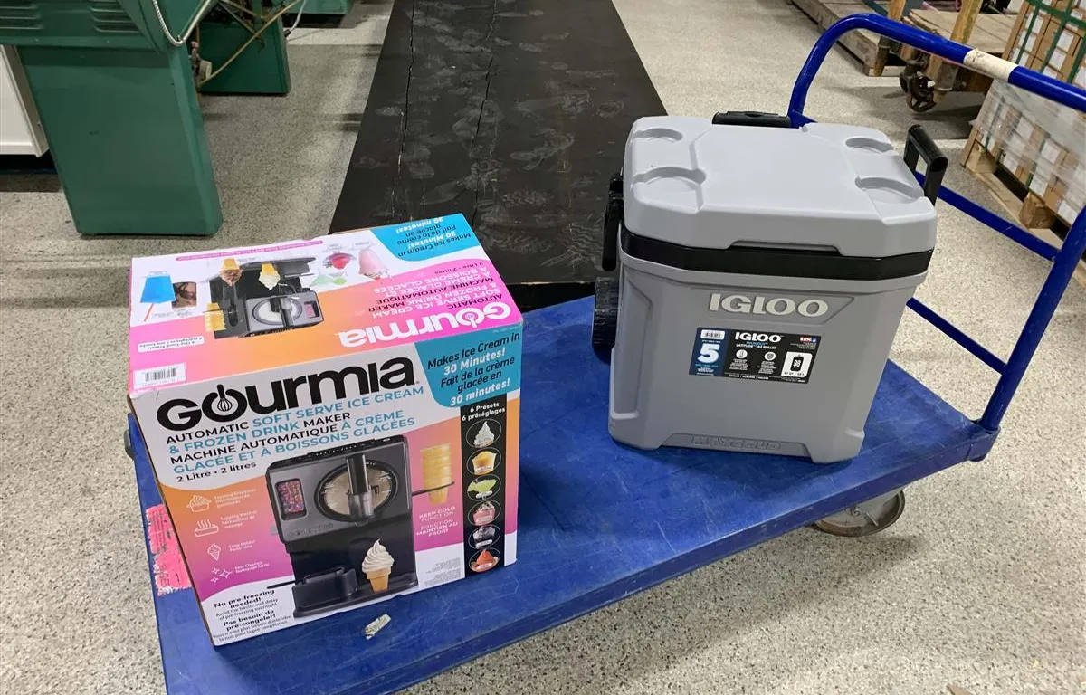 Gourmia Ice Cream Maker & Igloo 62 Qt Cooler
UNRESERVED