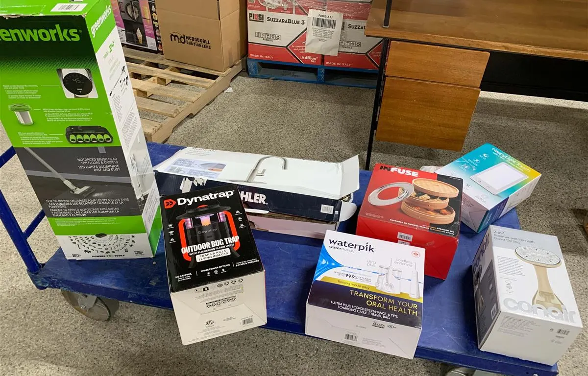 Greenworks Vacuum, Kohler Faucet & More
UNRESERVED