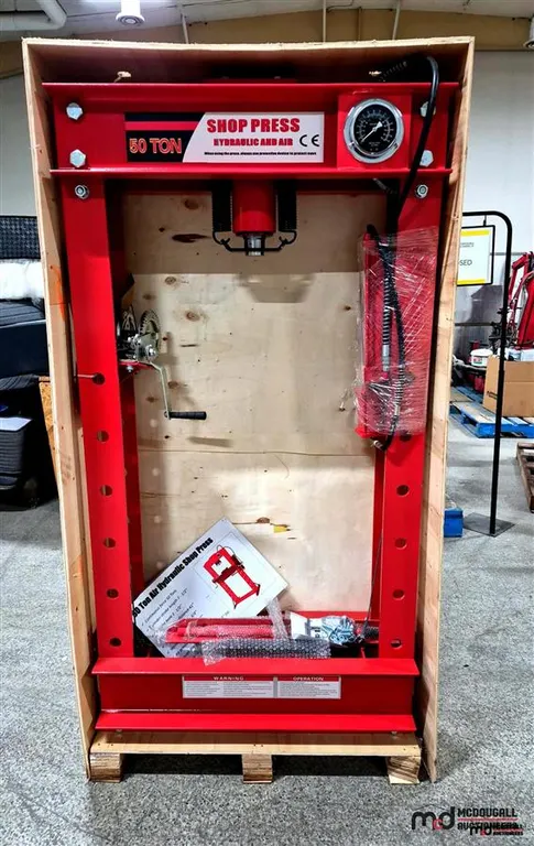 50-Ton Air Hydraulic Shop Press
UNRESERVED
