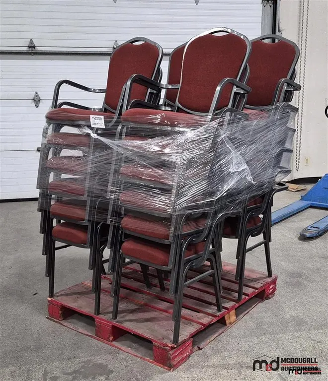 (24) Red Stackable Armchairs
UNRESERVED