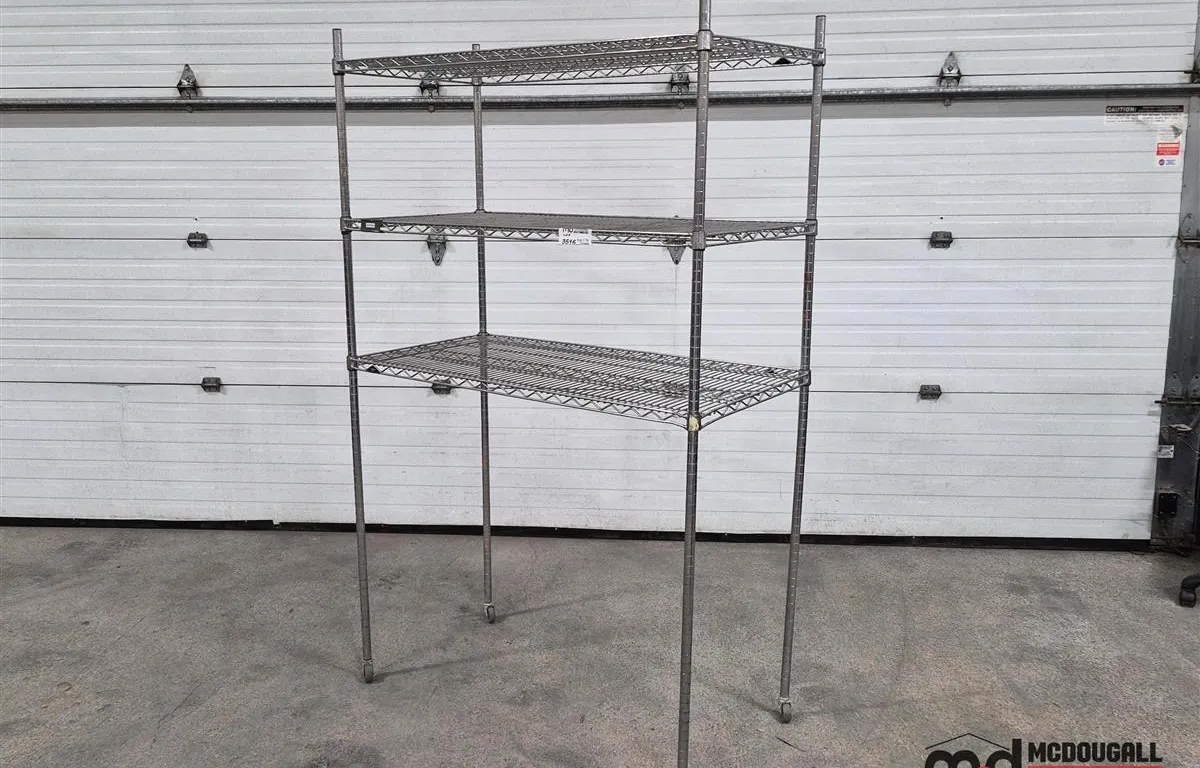 Chrome Wire Shelving Unit
UNRESERVED