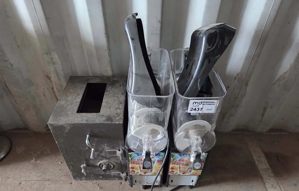Slush Machines & Combination Safe
UNRESERVED