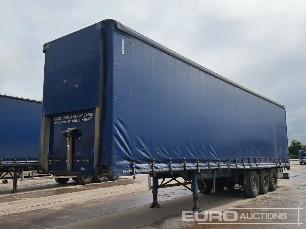Montracon 45' Tri Axle Curtainsider Trailer, BPW Brakes