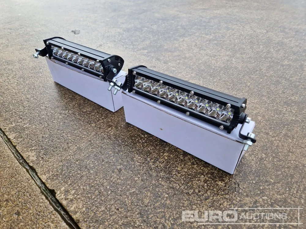 Unused 7" 60W LED Light Bar, Mounting Brackets, IP68 Waterproof (2 of)