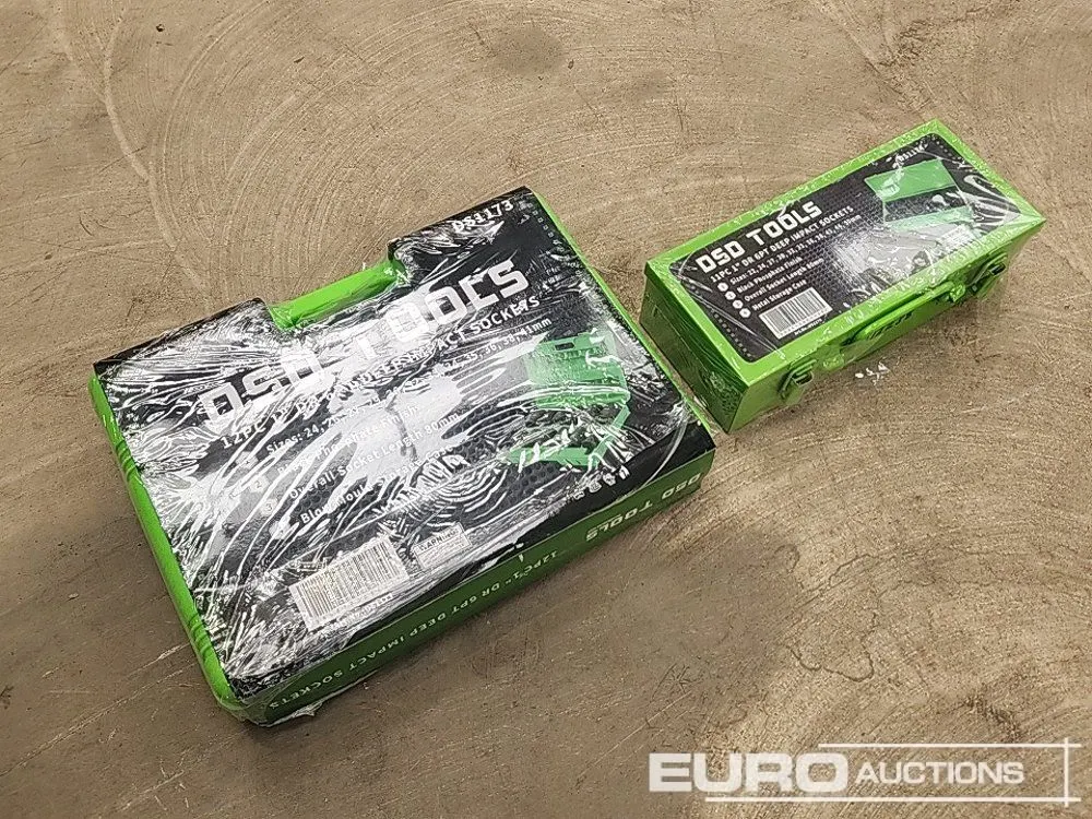 Unused DSD 12Pc/11Pc 1" Deep Impact Socket Sets (2 Of)