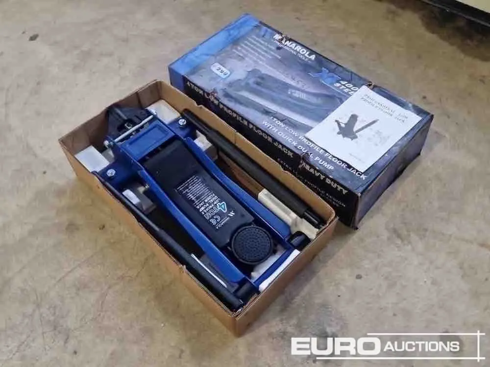 Unused Manarola 4 Ton Low Profile Trolley Jack