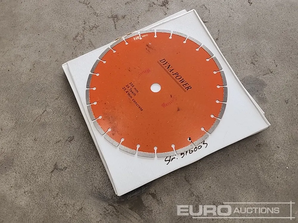 Unused Dyna Power 350MM Diamond Cutting Discs (3 of)