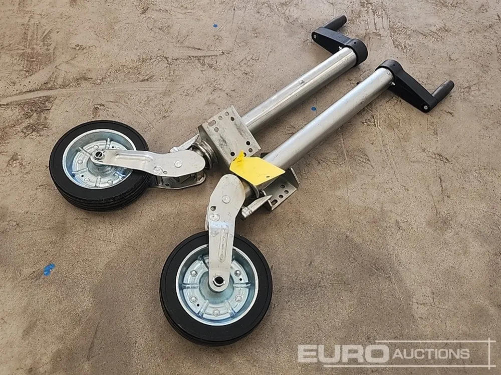 Unused Pair of Large Jockey Wheels