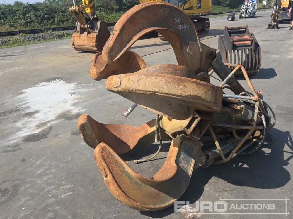2015 5 Tyne Hydraulic Polyp Grapple To Suit Cat MH3022 To MH3026