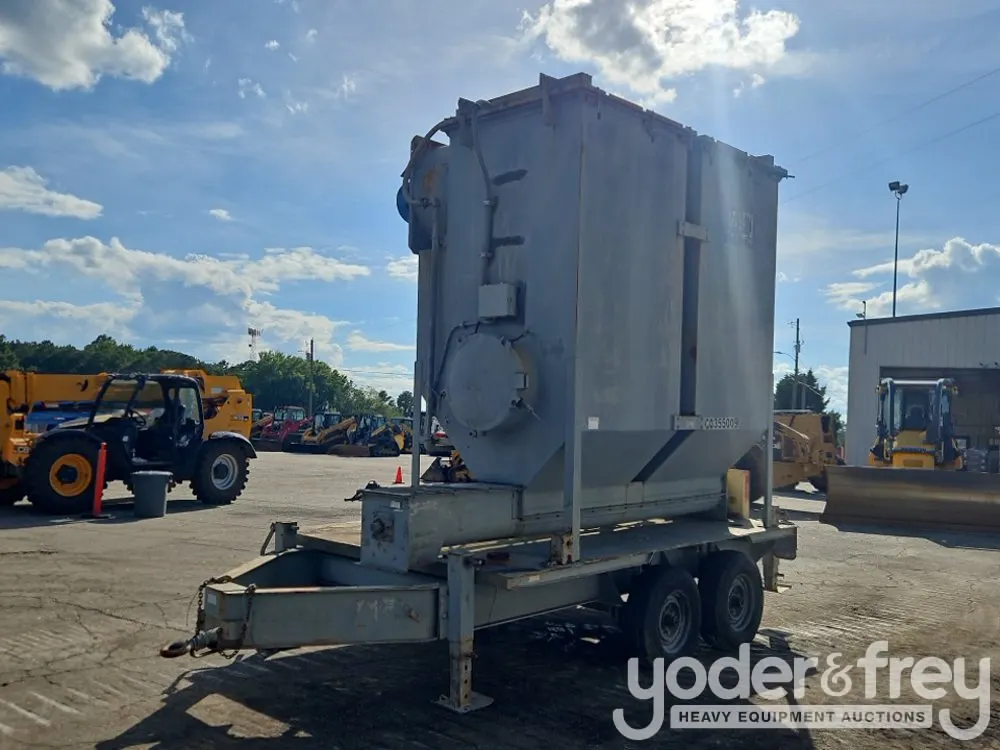 Mobile Industrial Dust Collector Mounted on Trailer (No Title/No MCO)