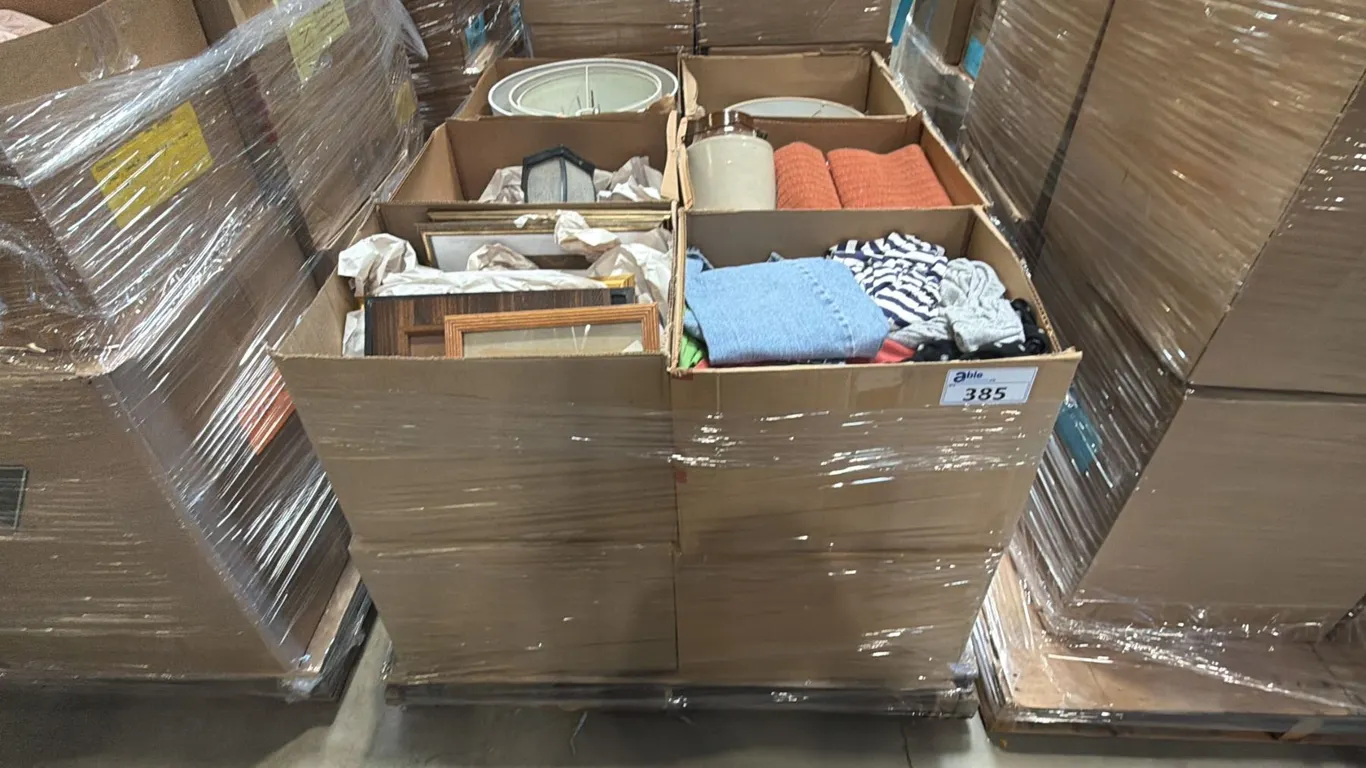 ONE PALLET OF ASSORTED GENERAL HOUSEHOLD ITEMS