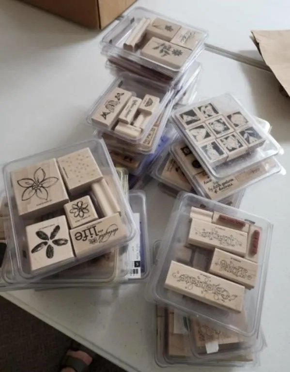 30 Boxes of Stampin' Up Stamps