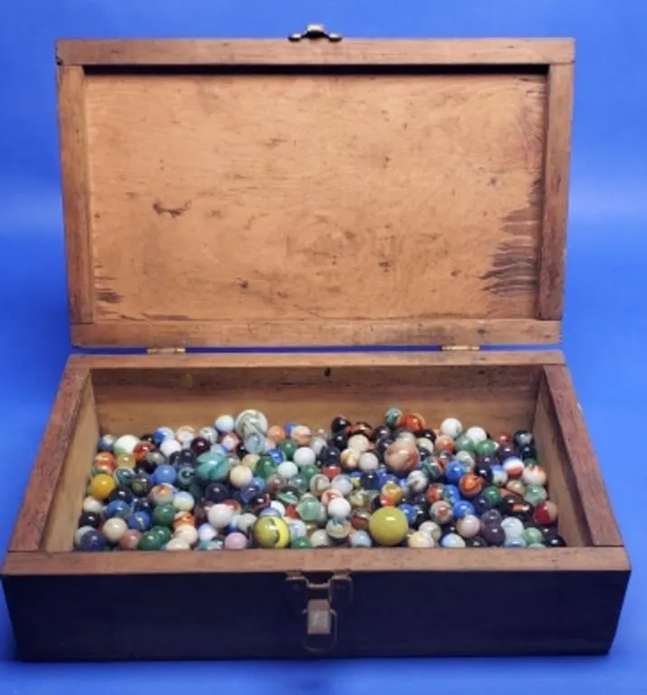 Box with Marbles
