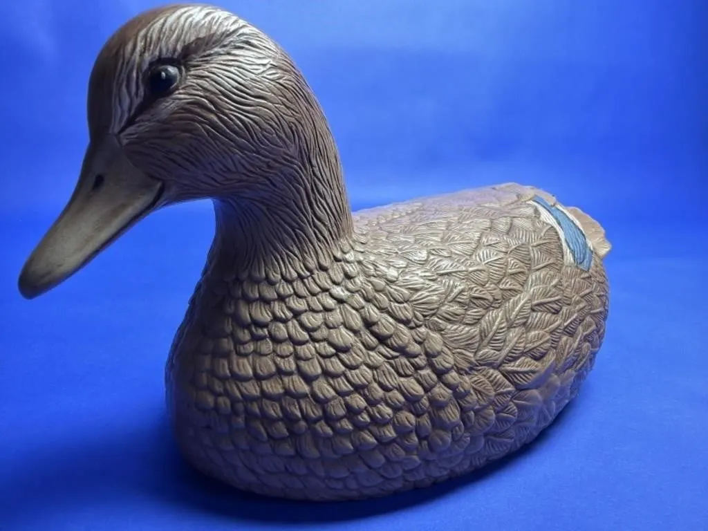 16" Ceramic Duck Statue