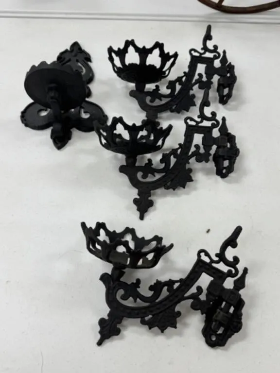 Iron Wall Lamp Mounts