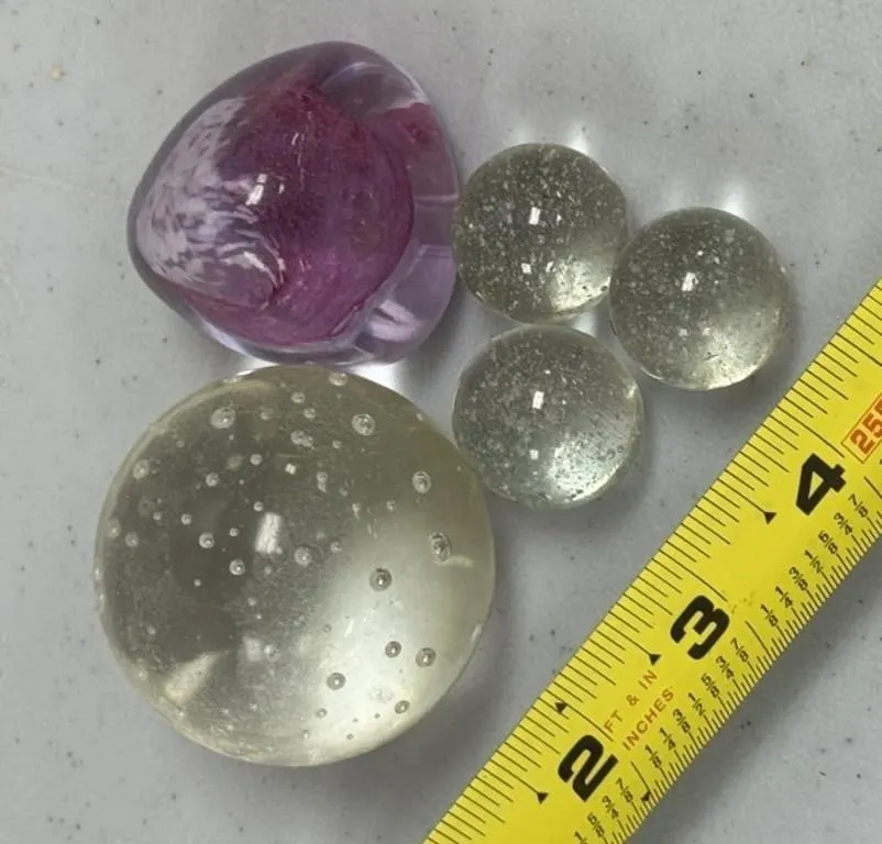 Glass Stone and Paperweights