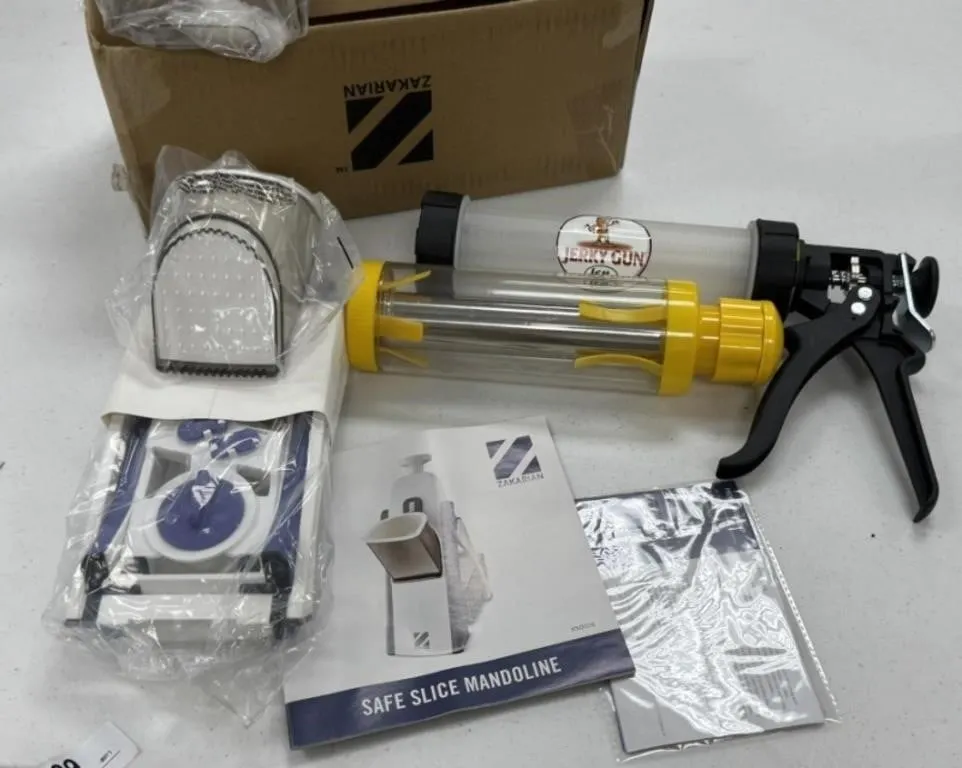 Jerky Gun and Food Slicer