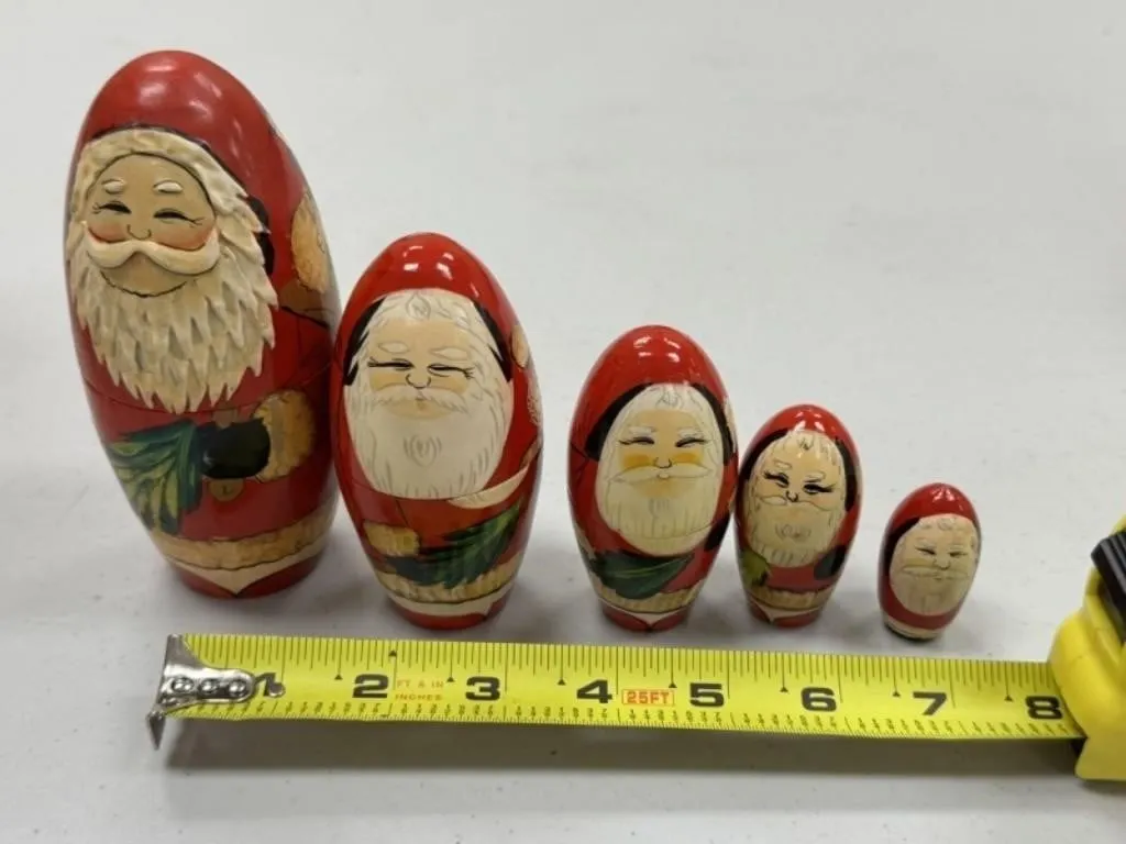Nested Santa Figures